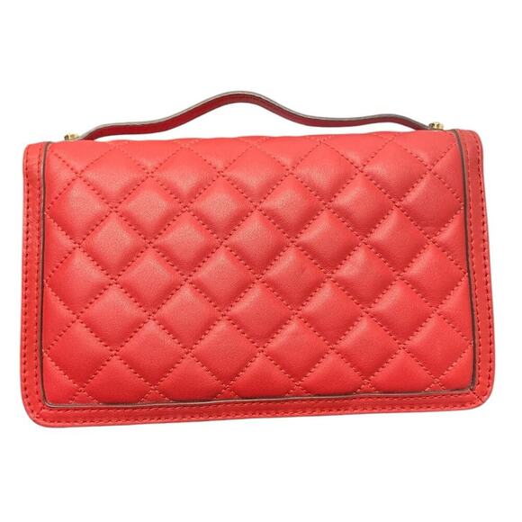 MICHAEL‎ Michael Kors SLOAN MESSENGER Red and Gold Crossbody Bag - Picture 3 of 7